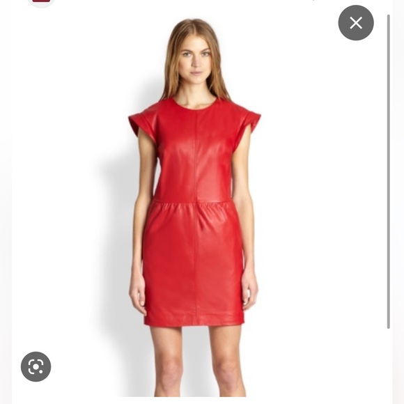 Rachel Zoe ‘Antonia’ Leather Dress - Picture 6 of 12